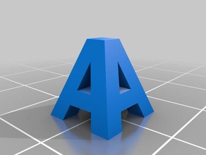 mi personalizados de dos letras la escultura las esculturas personalizado 3d print model - Mito3D