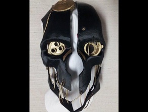 corvo maschera oggetti di scena bonecharm cosplay dishonored la prop indossabile 3d print model - Mito3D