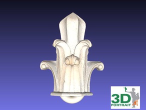 chaveiro-schluesselanhaenger scans e réplicas chaveiro openscad kreuzrose projet 660pro restauração schluesselanhaenger 3d print model - Mito3D