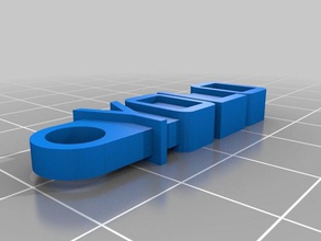 yolo keychain organization customized 3d print model - Mito3D
