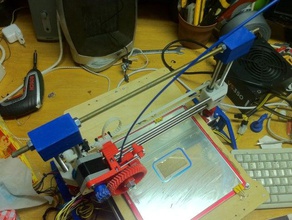 printrbot wallace axis stabiliser 3d printers openscad stable zaxis 3d print model - Mito3D