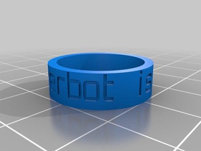 ring rings customized customizer challenge wearable 3d print model - Mito3D