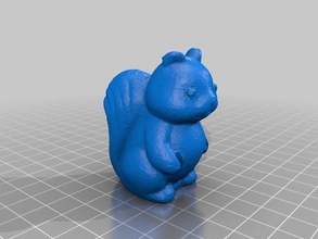 mbcook esquilo lego aperto de mão animais 3d print model - Mito3D