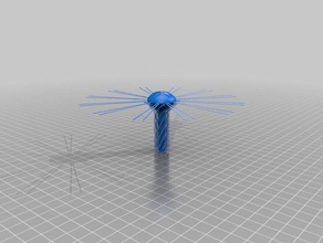 meu personalizados água-viva - drooloops animais personalizado 3d print model - Mito3D
