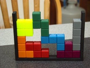 magnetic tetris playset playsets toy 3d print model - Mito3D