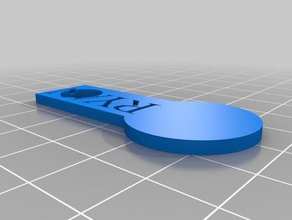 ryans clave ting de los hogares personalizado 3d print model - Mito3D