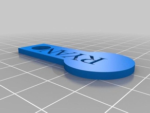 ryans clé ting ménage personnalisé 3d print model - Mito3D