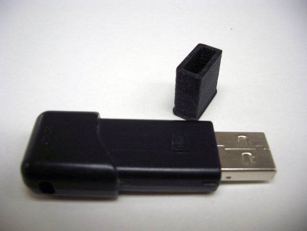 usb-Anschluss-Kappe computer cover Staub-Abdeckung thumbdrive usb 3D print model - Mito3D