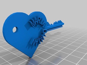 corazon de maria damian art personalizado 3d print model - Mito3D