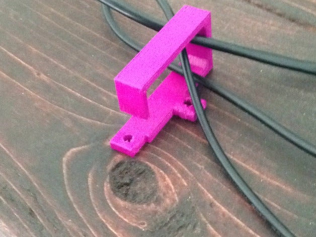 support de câble l'organisation le clip organisateur 3D print model - Mito3D