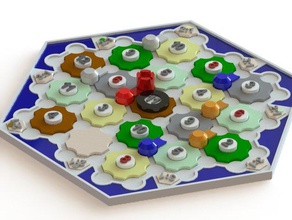 travel catan games pieces settlersofcatan settlers 3d print model - Mito3D