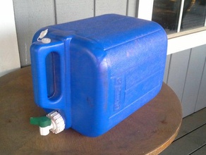 coleman water jug knob sport & outdoors blue coleman coleman container h20 jug water water jug 3d print model - Mito3D