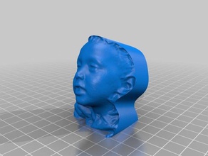 3d-Porträt von tristan Menschen Kopf moriza scan 3d print model - Mito3D