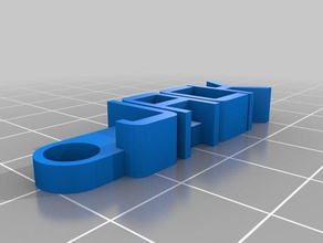 message keychain jack organization customized 3d print model - Mito3D