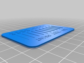 meine individuelle Wand-gap test print v2 3d-Druck-tests kundengebundene 3d print model - Mito3D