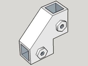 Verbindung bracket 20 engineering 3d print model - Mito3D