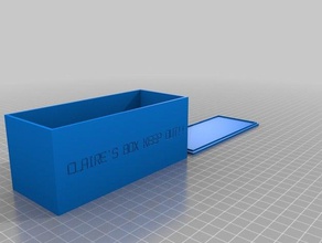claires pratt box containers customized 3d print model - Mito3D