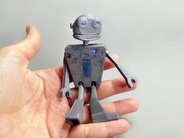 juntas do robô modelo de robôs articulada ball jointed articulados robótica 3D print model - Mito3D