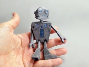 jointed robot model robots articulated ball jointed jointed robot robotic robots 3d print model - Mito3D