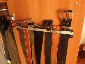 simple cinturón, corbata de pie fuentes la casa correa cinturón sujeción ordenado cintura libre apoyo supporto 3d print model - Mito3D
