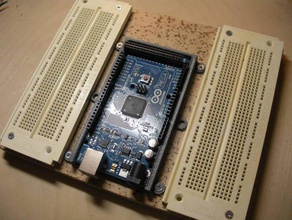 paramétrico de la caja montaje en pcb otros 3d arduino mega contenedor electrónica openscad reprap supportless útil 3d print model - Mito3D