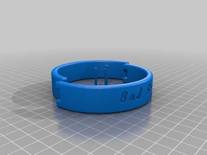 meine angepasste Manschetten Kragen Armbänder 3d print model - Mito3D