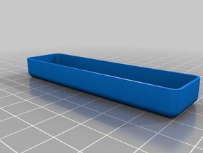 long square tray organization customized 3d print model - Mito3D