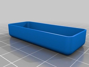 medium single square tray organization customized 3d print model - Mito3D