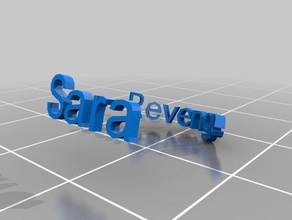 sara revenge rings customized 3d print model - Mito3D