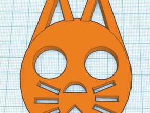 kitty Anahtarlık 3d print model - Mito3D