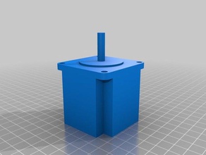 nema 23 step motor scad mock object 3d printer parts nema23 3d print model - Mito3D