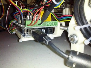 ramps mounting bracket prusa mendel 3d printer parts arduino electronics reprap 3d print model - Mito3D