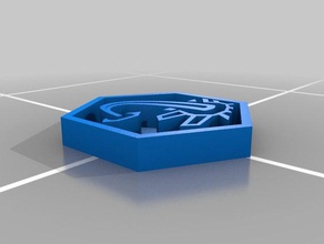 ingress connector badge jewelry 3d print model - Mito3D