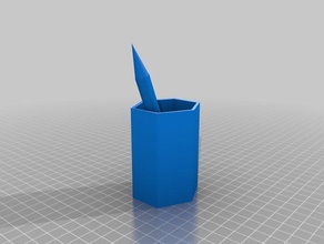 Bleistift-Behälter fake Bleistift Container jar Bleistift-Halter 3d print model - Mito3D