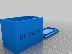 think containers customized 3d print model - Mito3D