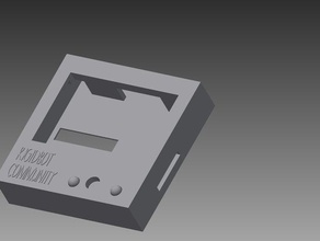 rigidbot community lcd 3d printer accessories mount 3d print model - Mito3D