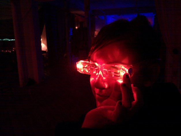 led glasses other eyewear 3D print model - Mito3D