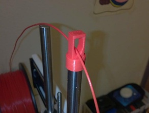 printrbot metal simple filament guide v2 3d printer accessories 3d print model - Mito3D