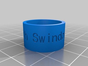 6 swindon woggle Ringe angepasst 3d print model - Mito3D