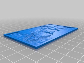jennifer aniston lithopane 2d art customized 3d print model - Mito3D