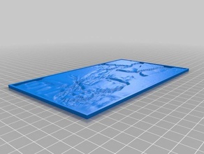 jennifer aniston lithopane 2d sanat özelleştirilmiş 3d print model - Mito3D