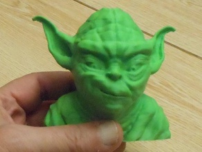 scowling yoda creatures 3d print model - Mito3D