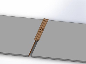 ledstrip Dachziegel-Halter Dekor design diy led ledstripe led-Streifen marine Dach 3d print model - Mito3D