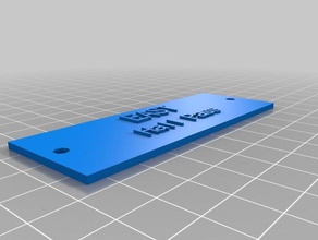 east hall pass - Zubehör kundengebundene 3d print model - Mito3D