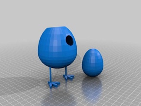 uovo di camminare banca La stampa 3d 3d print model - Mito3D