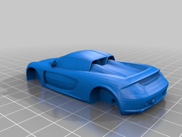 porsche carrera gt réparé de l'automobile 3d reprap 3D print model - Mito3D