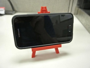 mini caballete cavalete galaxy s5 telefone celular caso de prop samsung spigen stand 3d print model - Mito3D