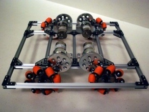 ftc mecanum roue d'autres de l'électronique expérience lasercut coupeur laser microrax microrex robot mobile moteur omni-roues partie pla la robotique outil jouet utile 3d print model - Mito3D