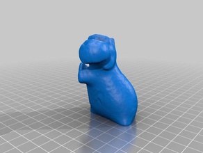 hippo scansioni & repliche makerbotdigitizer la scansione 3d print model - Mito3D