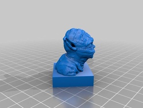 referencia yoda 3d print model - Mito3D